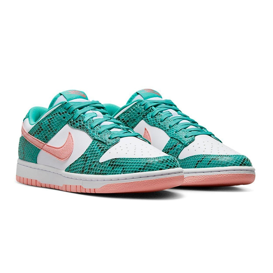 Dunk Low Snakeskin Washed Teal Bleached Coral