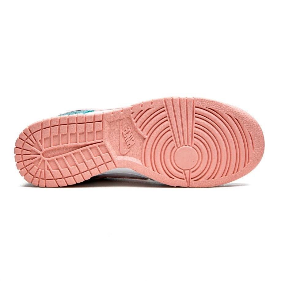 Dunk Low Snakeskin Washed Teal Bleached Coral