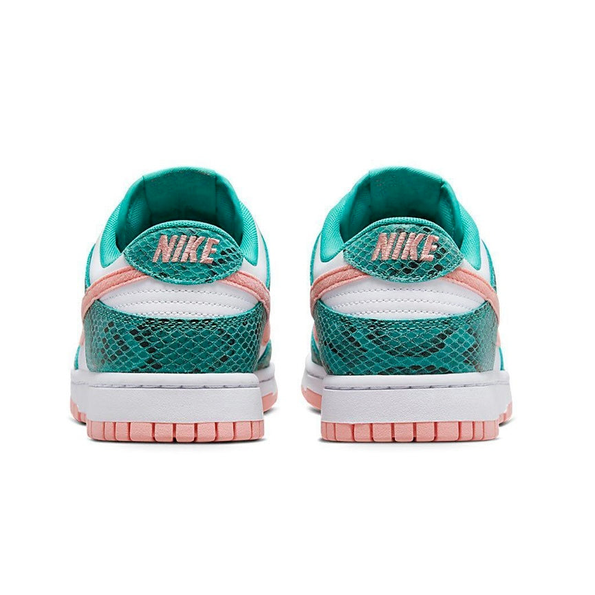 Dunk Low Snakeskin Washed Teal Bleached Coral