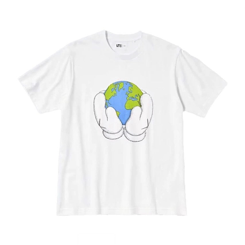 KAWS x Uniqlo Peace For All S/S Graphic T-shirt White