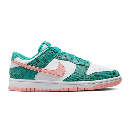 Dunk Low Snakeskin Washed Teal Bleached Coral