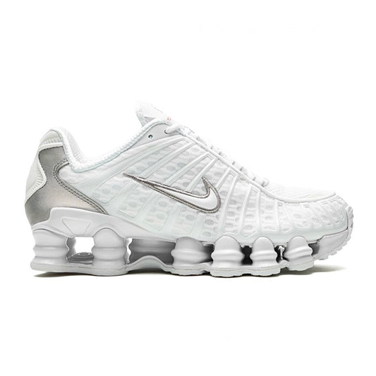 Nike Shox TL White Metallic Silver Max Orange